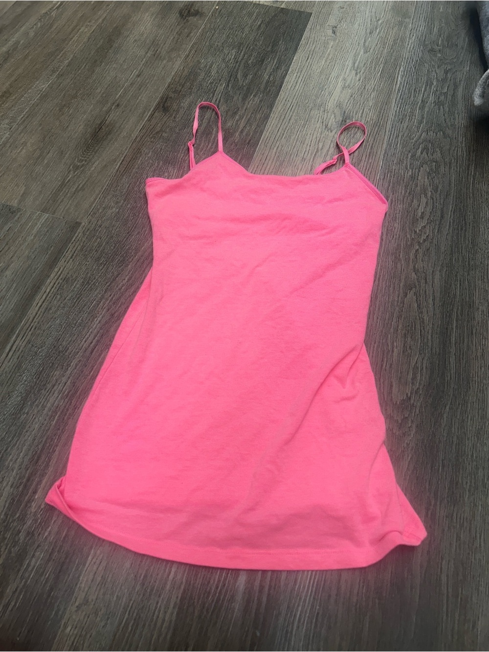 No Boundaries Pink Spaghetti Strap XS Tank Top